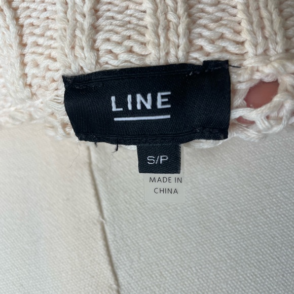 Line Crocheted Striped Sweater - Small - Picture 6 of 7